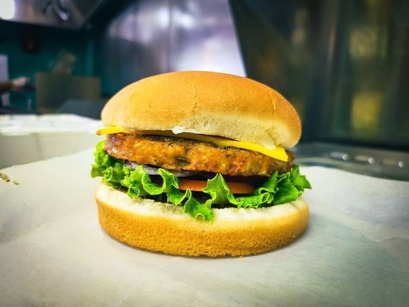 Veggie Cheeseburger.