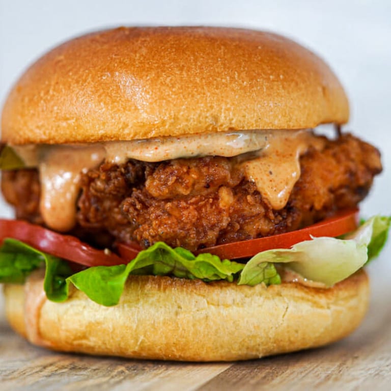 Fried Chicken Sandwich Delight